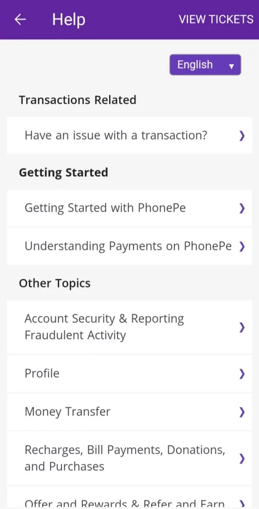 Delete PhonePe Account