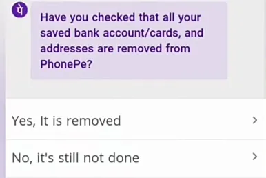 Delete PhonePe Account
