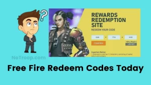 Free Fire Redeem Codes Today