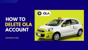 delete an Ola account