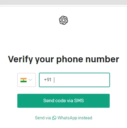Create Chat GPT Account
