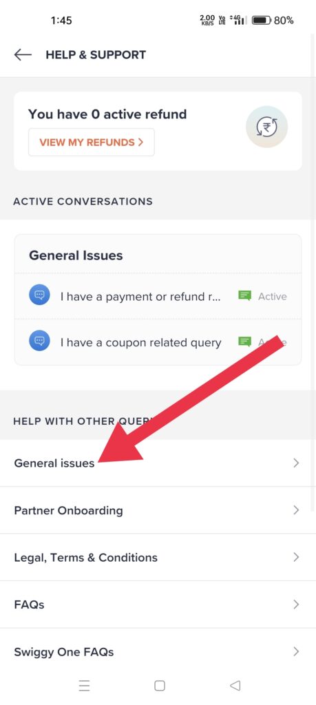 delete Swiggy order history