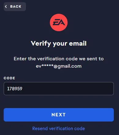 Create an EA Account