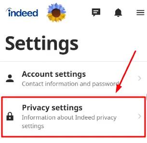 Delete Indeed Account