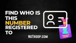 Find Who Is This Number Registered To
