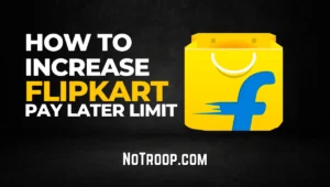 Increase Flipkart pay later limit