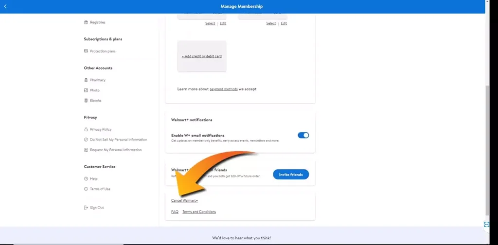 How To Cancel Walmart Plus Membership