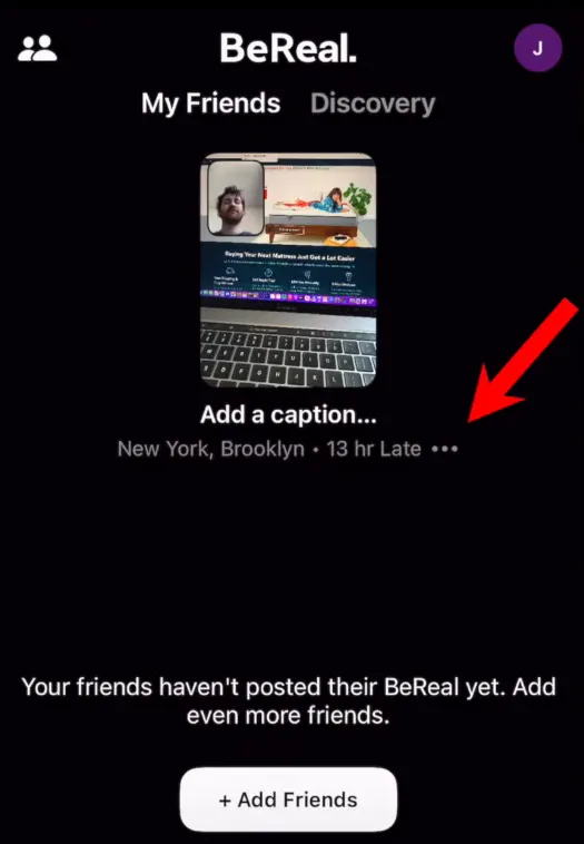 Delete BeReal Post