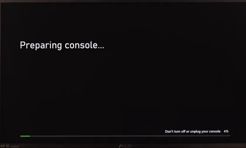 reset the Xbox One